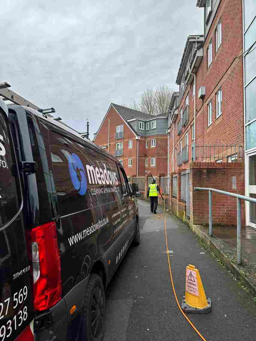 Apartment Block Gutter Cleaning