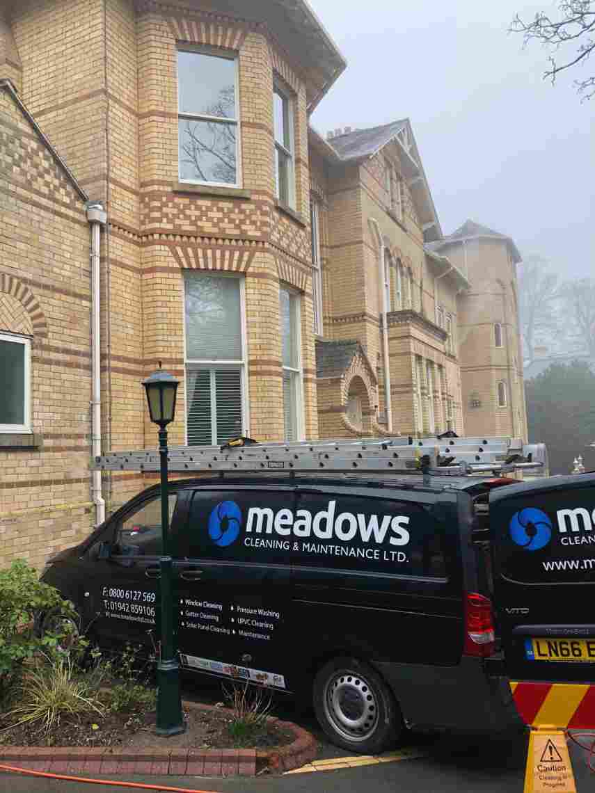 Apartment Block Jet Washing