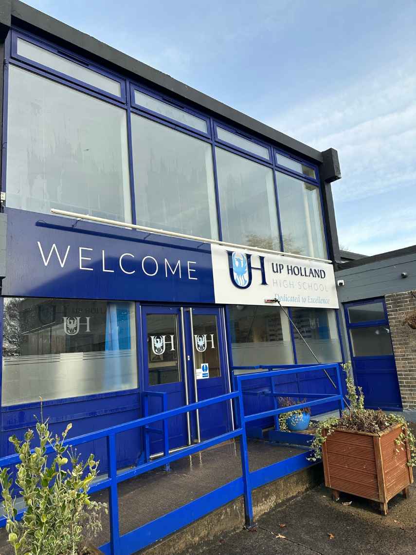 School Sign Cleaning