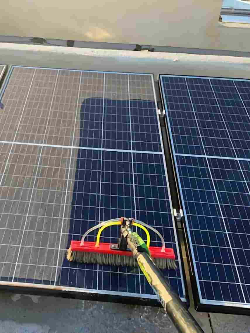 Solar Panels Cleaned